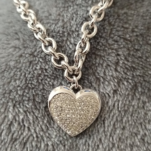 Swarovski Jewelry - SWAROVSKI White Rhodium Heart Bracelet